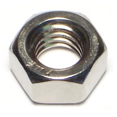 Midwest Fastener Hex Nut, 5/16"-18, 18-8 Stainless Steel, Not Graded, 20 PK 62592